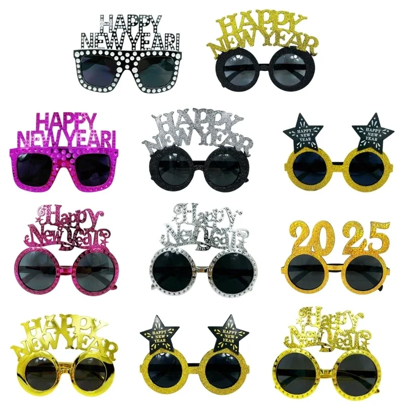 Очки с новым годом новогодние очки украшение костюма для взрослых и детей