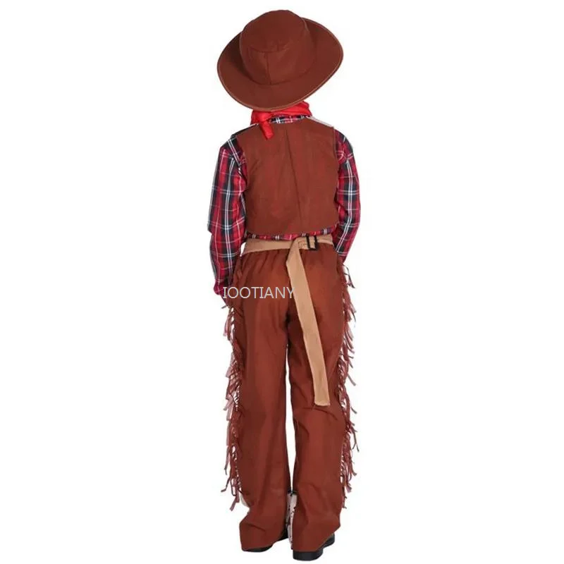 Маскарадные ковбойские костюмы для мальчиков ковбойский костюм в стиле вестерн