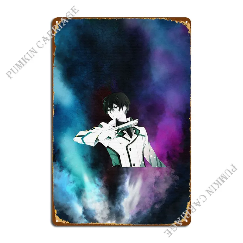 

Mahouka Koukou No Rettouse металлический знак вечерние Настенная роспись дизайн создание картины жестяной знак плакат