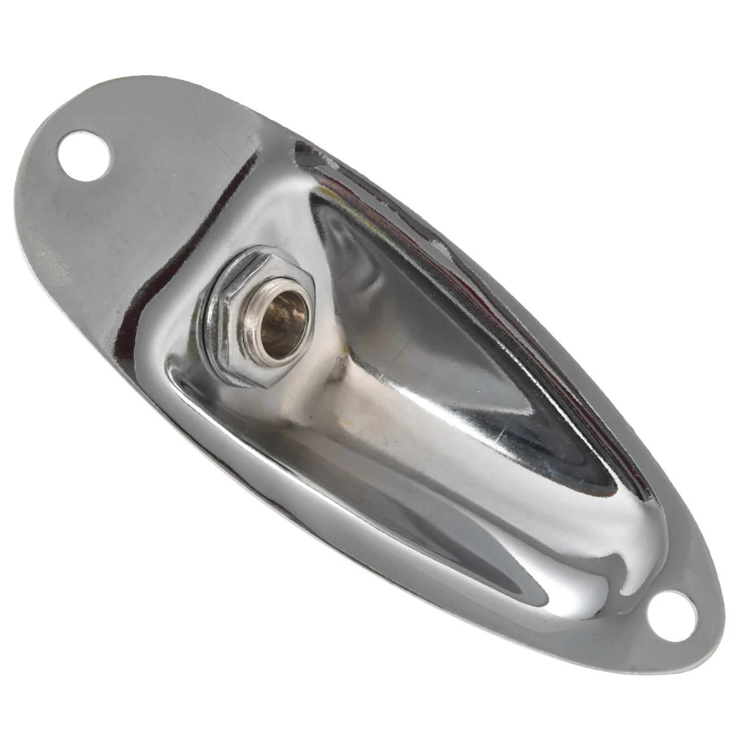 1 шт. разъем для гитары лодки 1/4 дюйма входной выход 6 35 мм хромированный