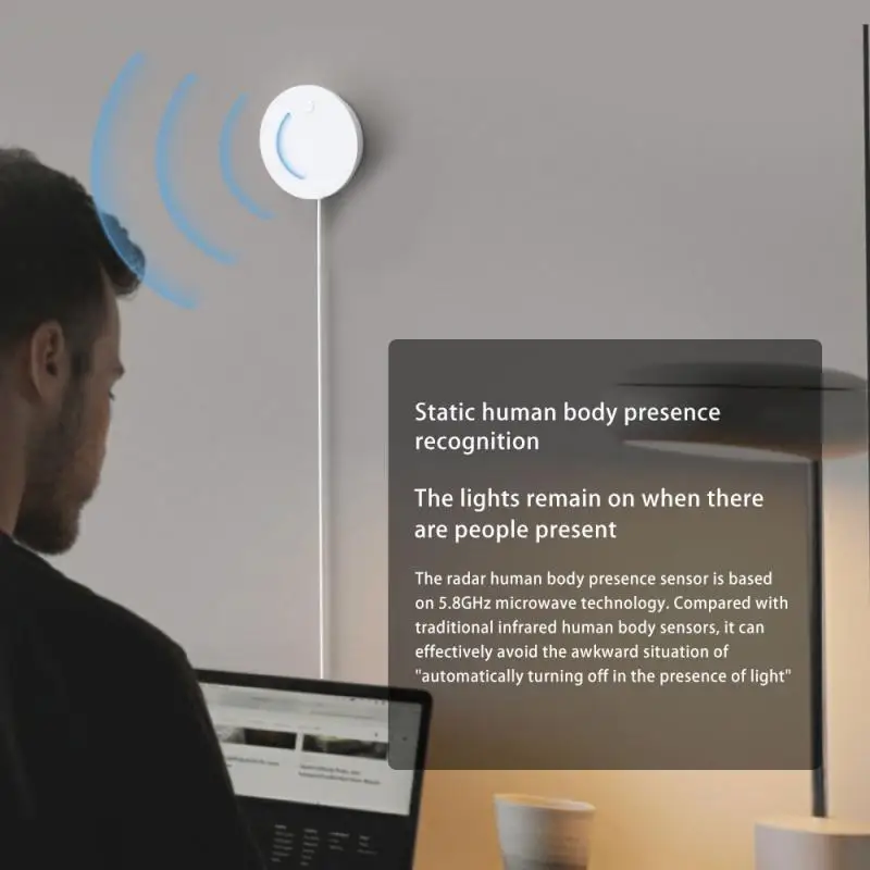 EweLink APP Zigbee датчик присутствия человека монитор 5 8G MMW радар-детектор тревожная