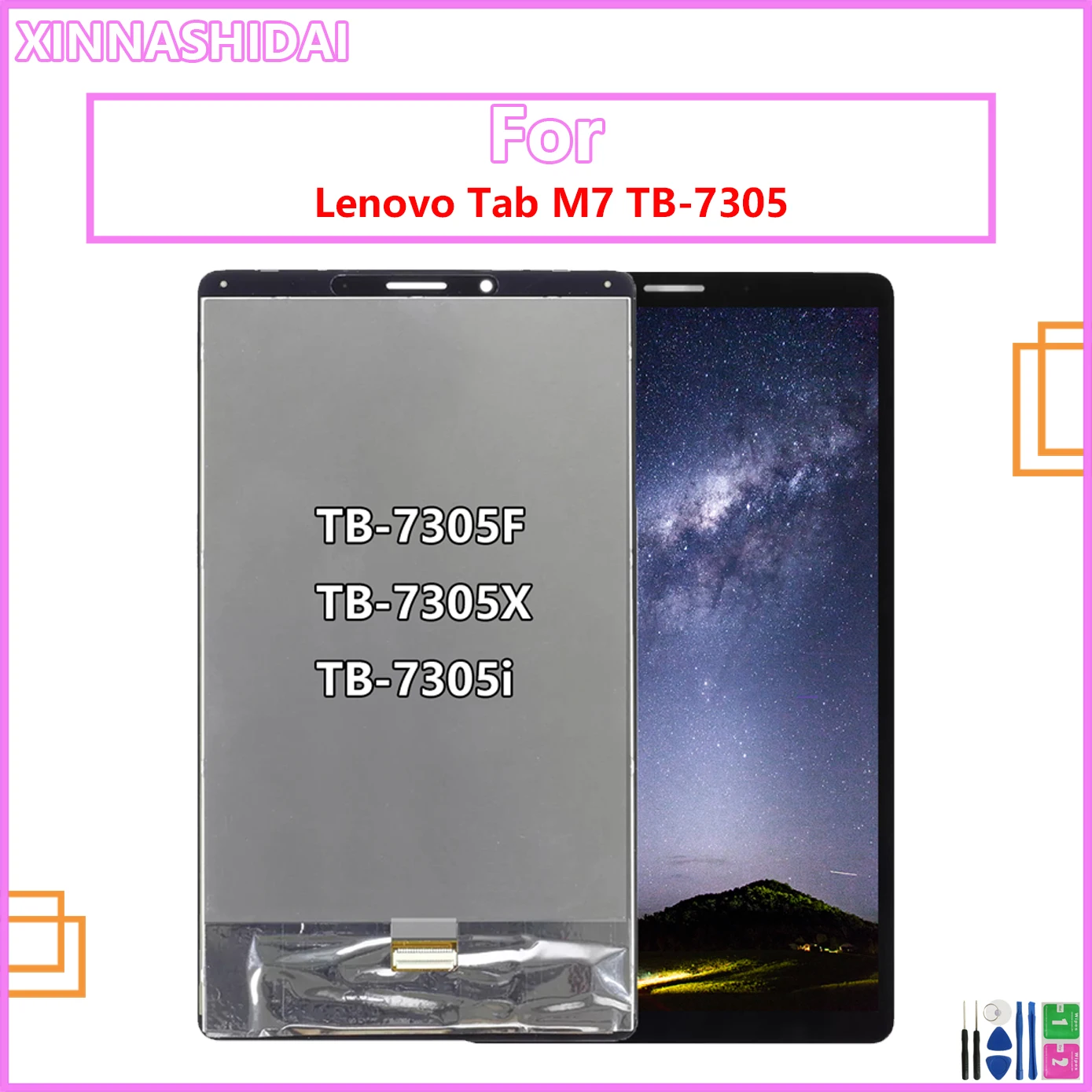 

7-дюймовый сенсорный экран с цифровым преобразователем в сборе для Lenovo Tab M7 TB-7305 TB-7305i TB-7305F 3G 4G WIFI ЖК-дисплей