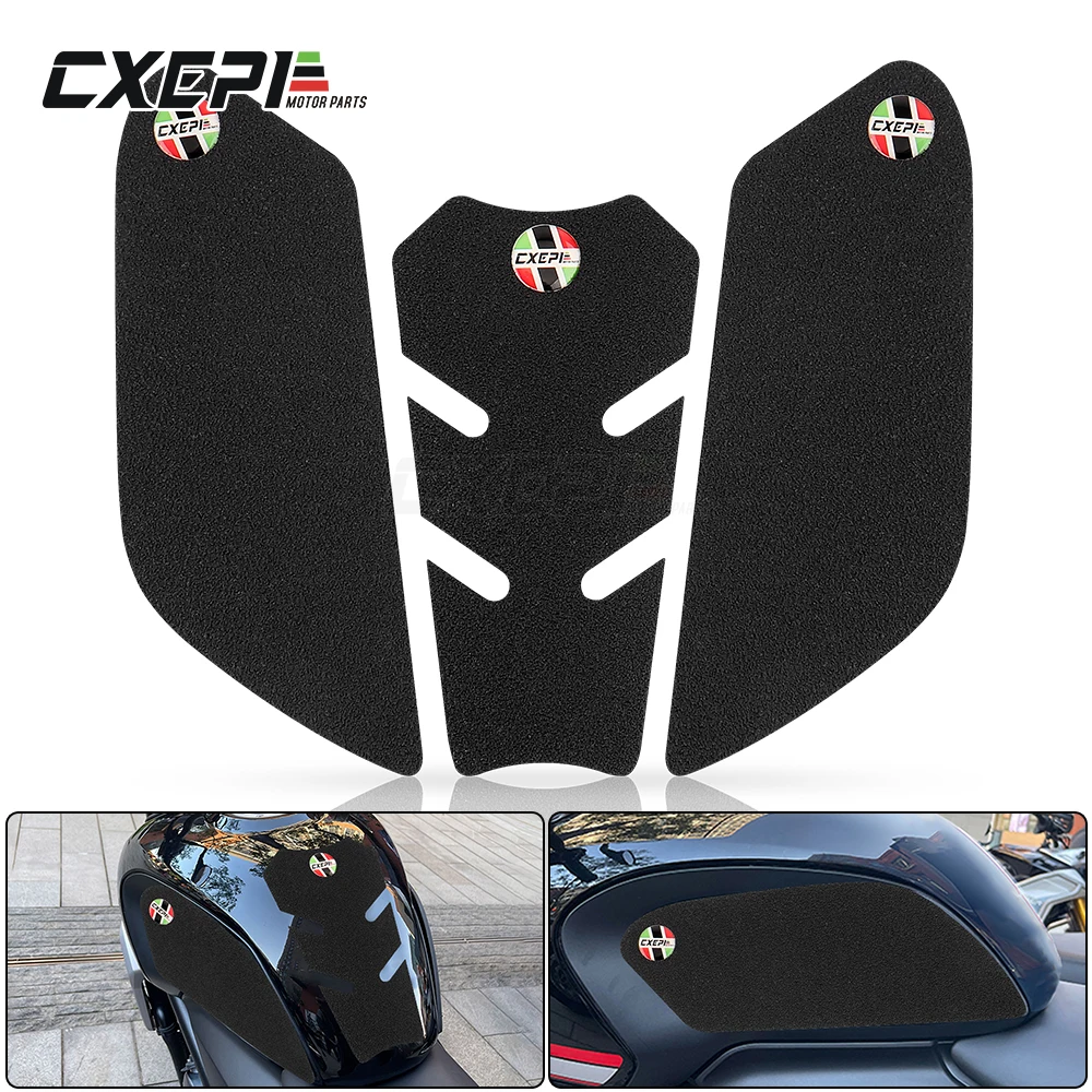

For Triumph Trident 660 2021 Motorcycle Gas Tank Pads Protection Fuel Tank Traction Pad Protector Decal Stickers