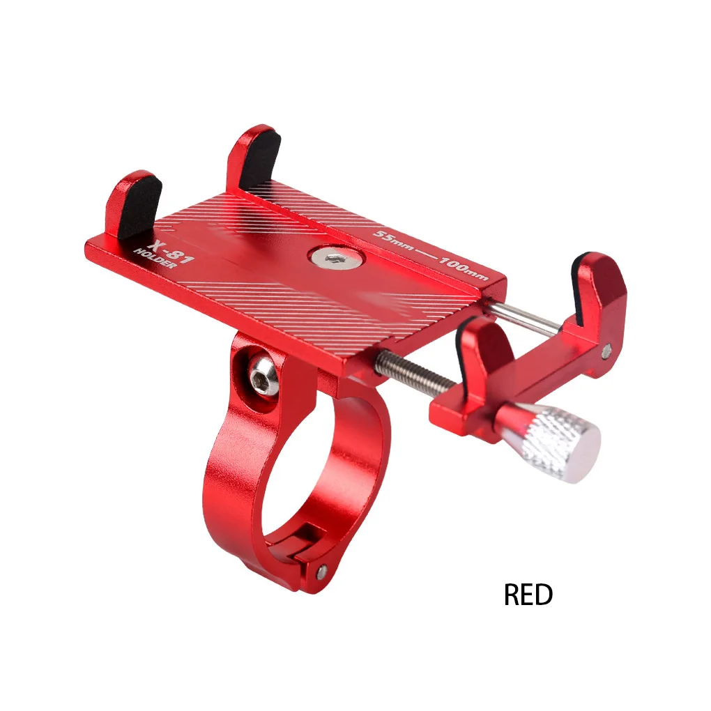 

Bicycle Scooter Phone Holder Aluminum Alloy Mobile Phone Holder Mountain Bike Bracket Cell Phone Stand Cycling Accessories