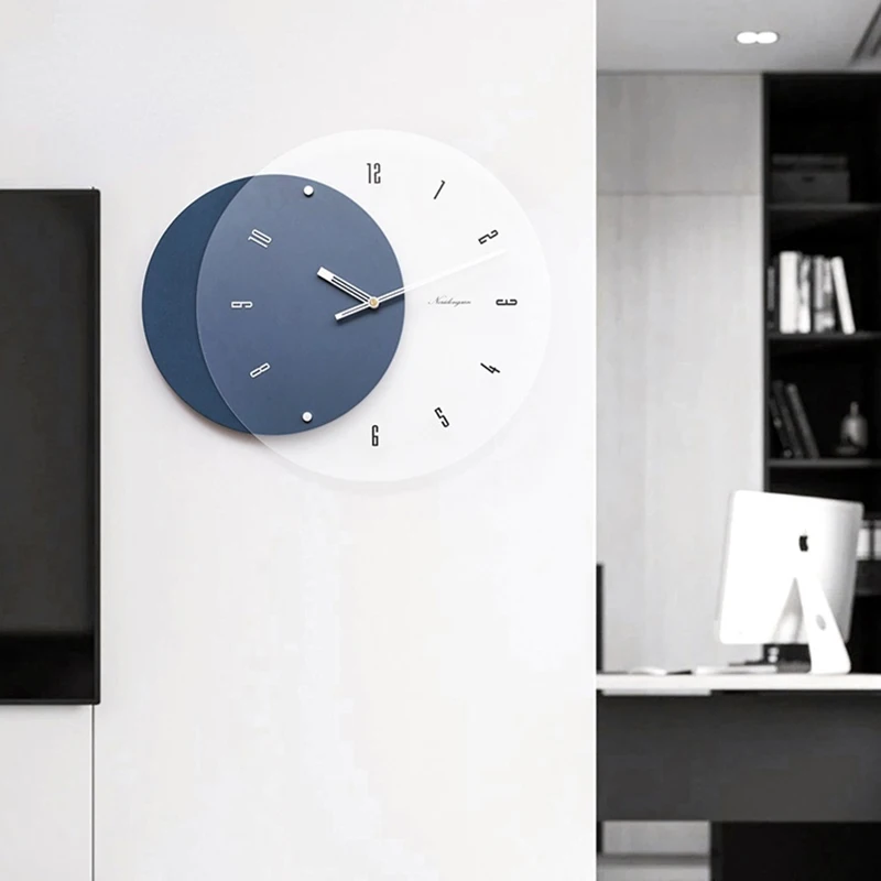 

Nordic Minimalist Watch Wall Wood Large 3d Watchs Mechanism Luxury Silent Watch Relogio De Parede Wall Decor for Home Design