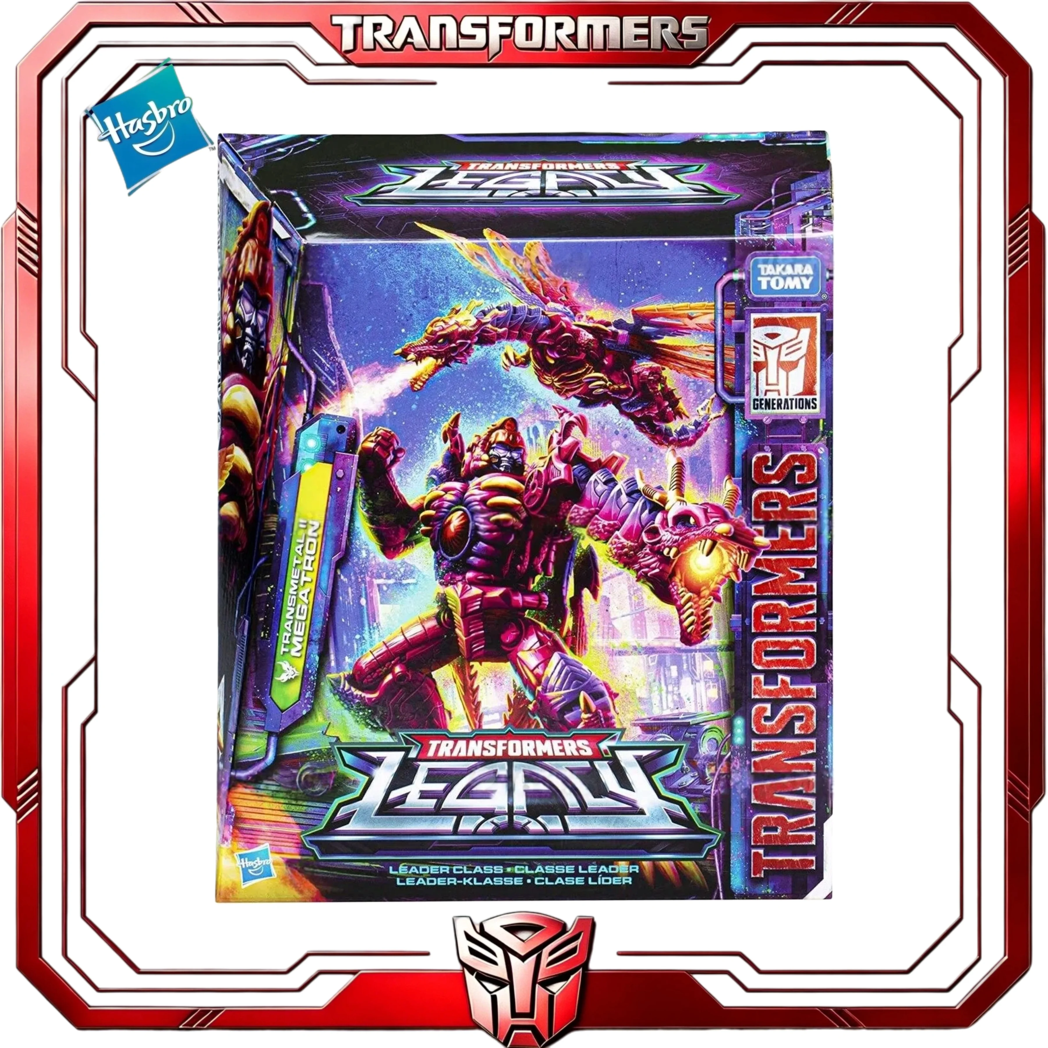 Фото В наличии: Коллекционная фигурка Transformers Legacy Leader Transmetal II Megatron Hasbro Beast Wars – Идеальный подарок для фанатов №4