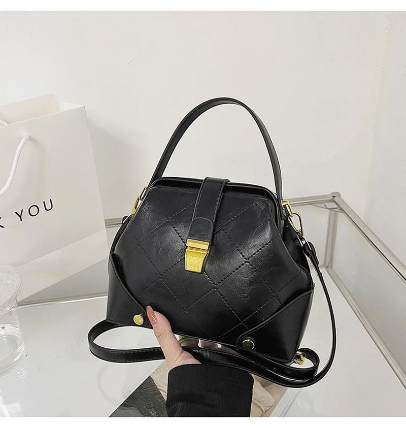

Feisifan Leather Small Crossbody Bag Women Bucket Bag Luxury Designer Bag Purses and Handbags Luxury Brand Bag Banquet Wedding
