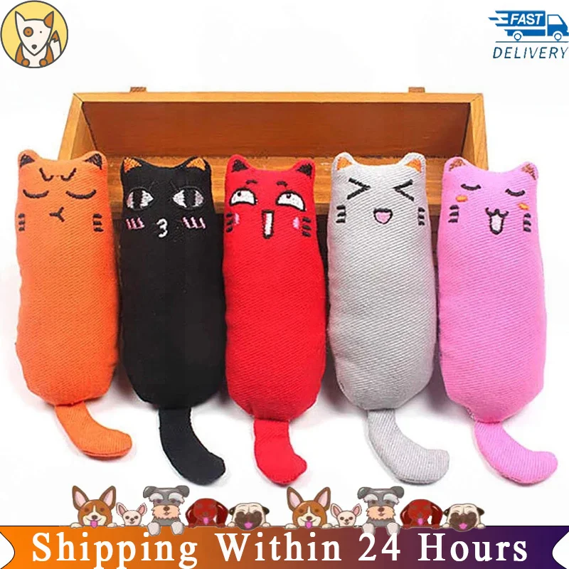 

Catnip Toy Plush Catnip Toy Products for Pets Cute Cat Toys for Kitten Teeth Grinding Cat Plush Thumb Pillow Pet Accessories