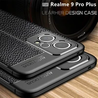 for realme 9 pro plus case cover for oppo realme 9 pro plus capas phone back soft tpu leather for fundas realme 9 pro plus cover