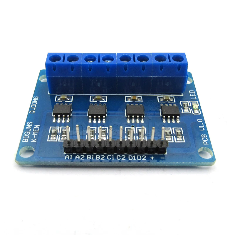 

HG7881 Four-way drive DC motor drive board motor drive module intelligent car four-way drive