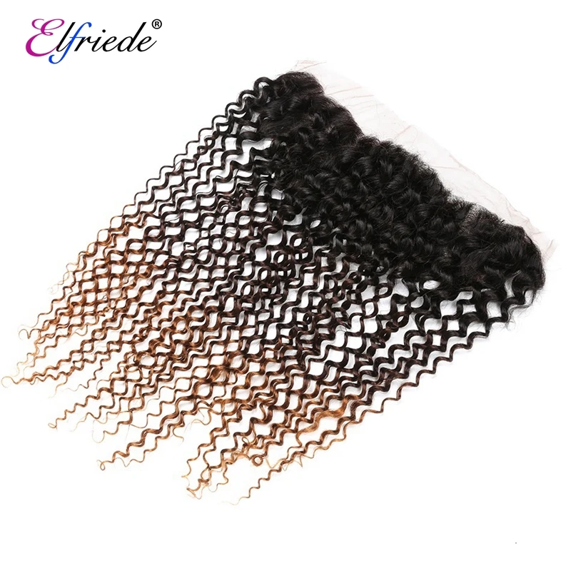 Elfriede 1B/4/30 курчавые вьющиеся волосы с эффектом омбре цветные искусственные