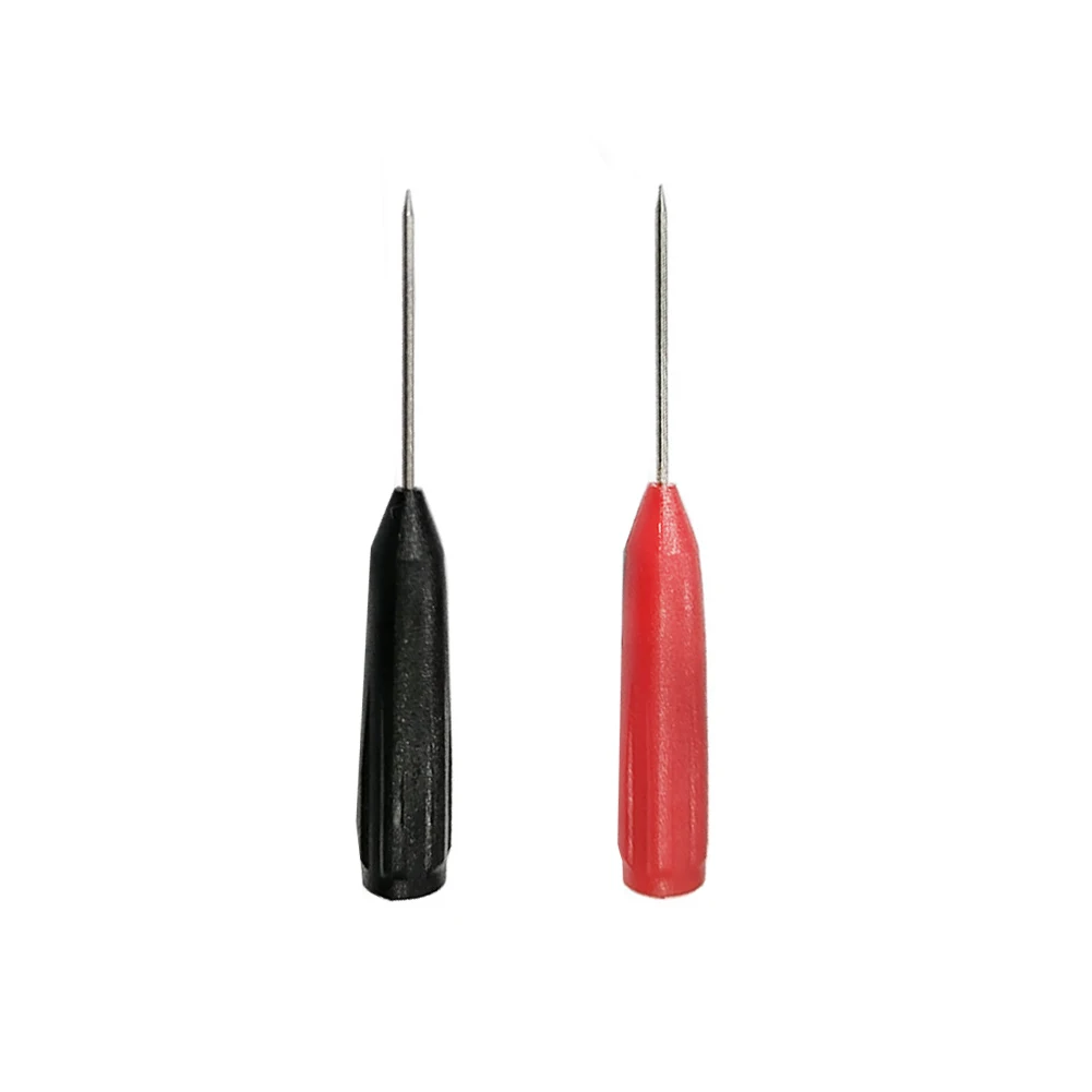 

2Pcs Multimeter Probes 2MM Interface 60V/10A Very Fine Probe Diameter 0.7mm Back Probe