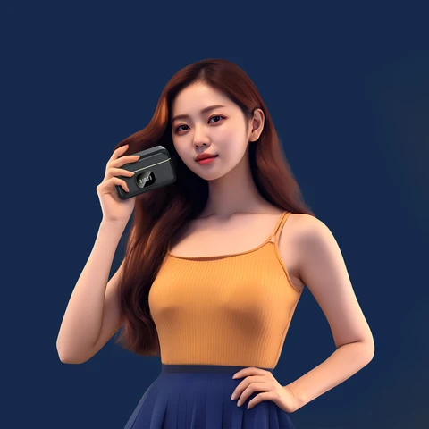 Беспроводной круглый Мини Магнитный микрофон на шею с зажимом для iPhone 15 14 и iPad и MacBook