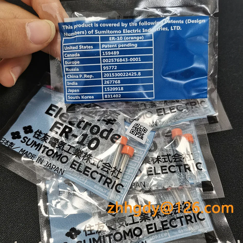 5 pairsER-10 Electrode Sumitomo T-39 Type-66 T-81C 82C Z1C 71C TYPE-81M12 T-400/600CFiberFusionSplicerWeldingElectrodesRod ER-10