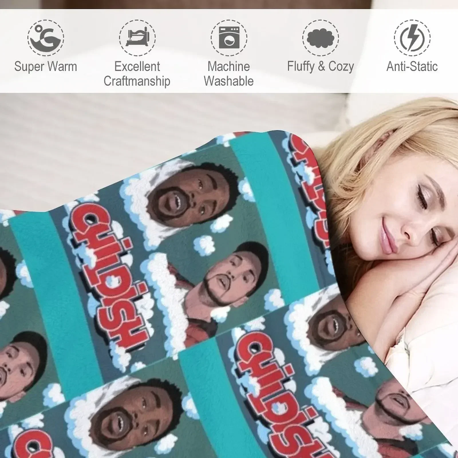 Одеяло CHILDISH TGFBRO Летние детские одеяла