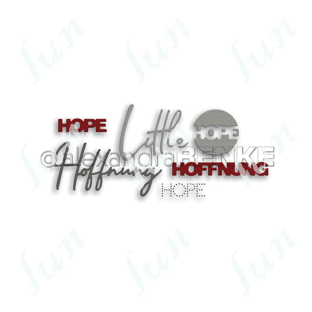 

Hot Sale New Little Hope metal Cutting Dies Set Diy Scrapbooking Stencils Paper Greeting Card Coloring Handmade Stamp Die Sheets