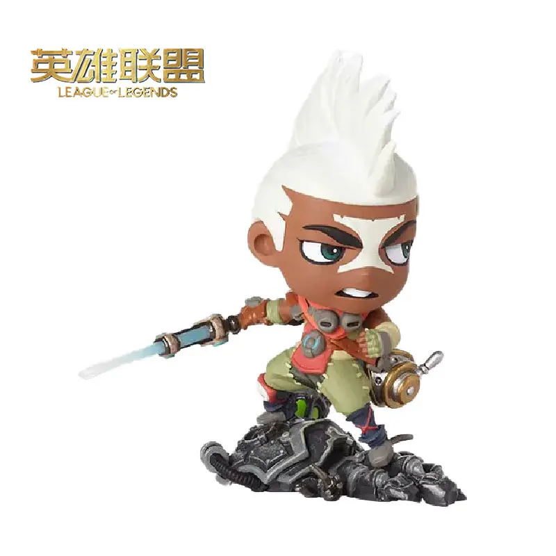 

League of Legends Ekko Anime Figure The Boy Who Shattered Time Desktop Ornaments Gifts Toys Model Games Peripheral Action Figure