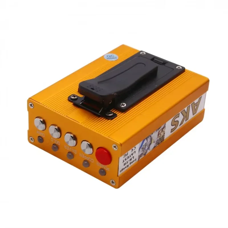 Настоящий золотой детектор AKS дальнего действия 6-антенный пластиковый корпус