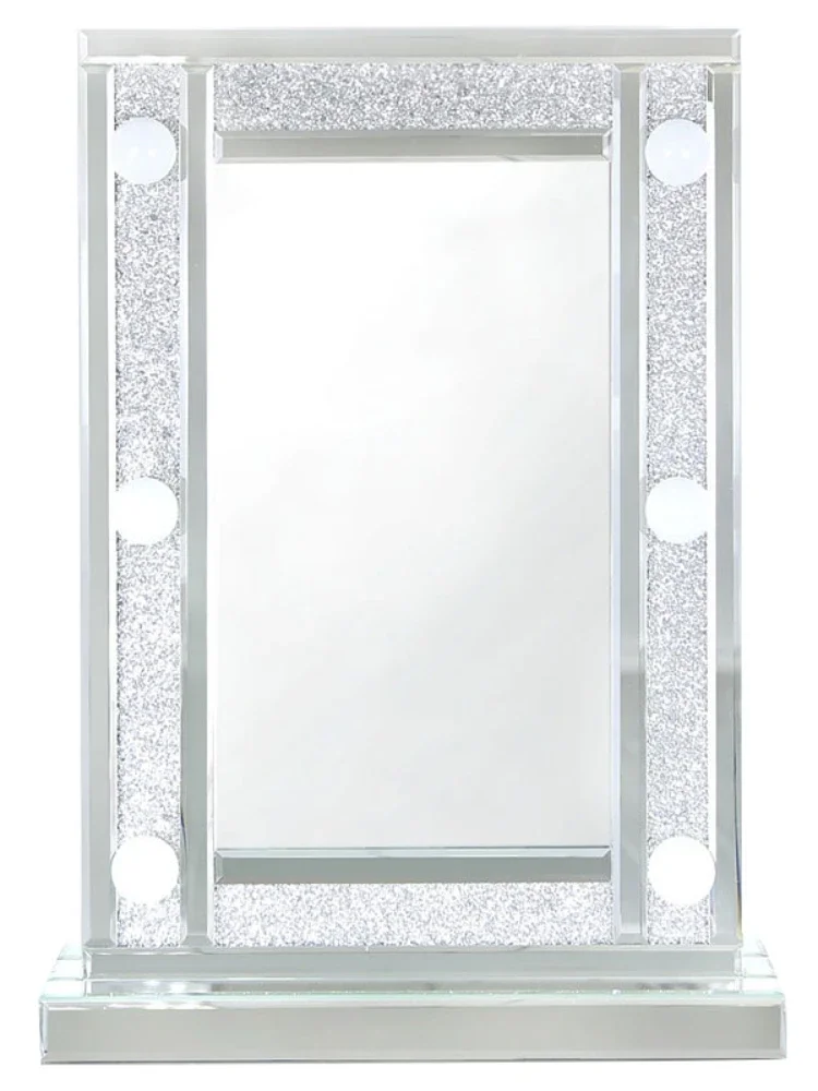 Большое настольное косметическое зеркало искусственная лампочка роскошная