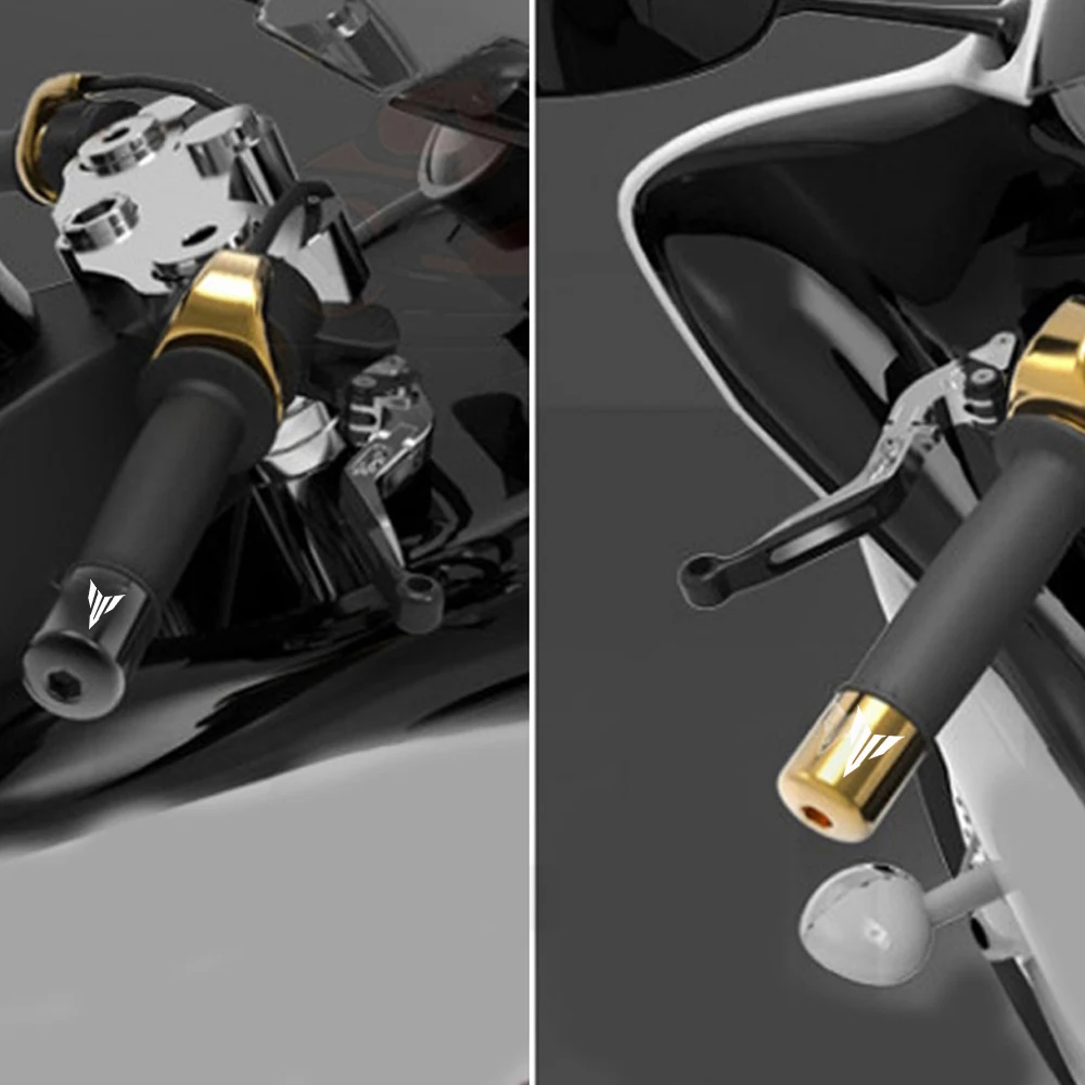 Для YAMAHA MT-125 MT-07 FZ-07 MT-09 MT-10 FZ10 XJR 1300 мотоцикла 7/8 дюйма вес на конце руля ручки крышка