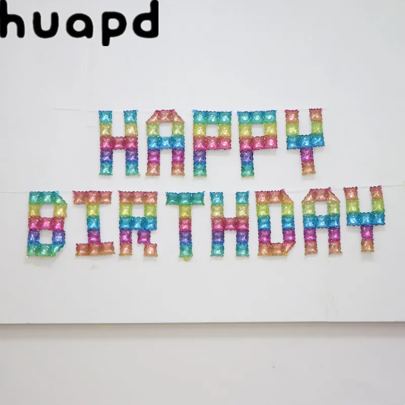 Новинка 13 шт. фольга для дня рождения Фотофон с надписью украшения вечевечерние