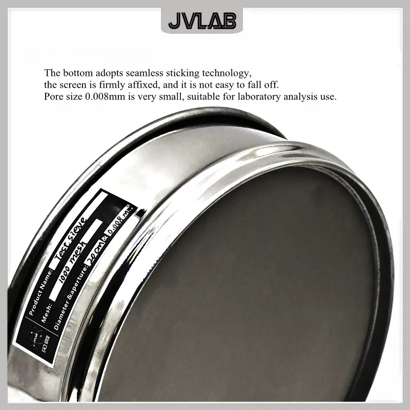 Лабораторный анализатор сито для отбора проб стандартное из нержавеющей стали