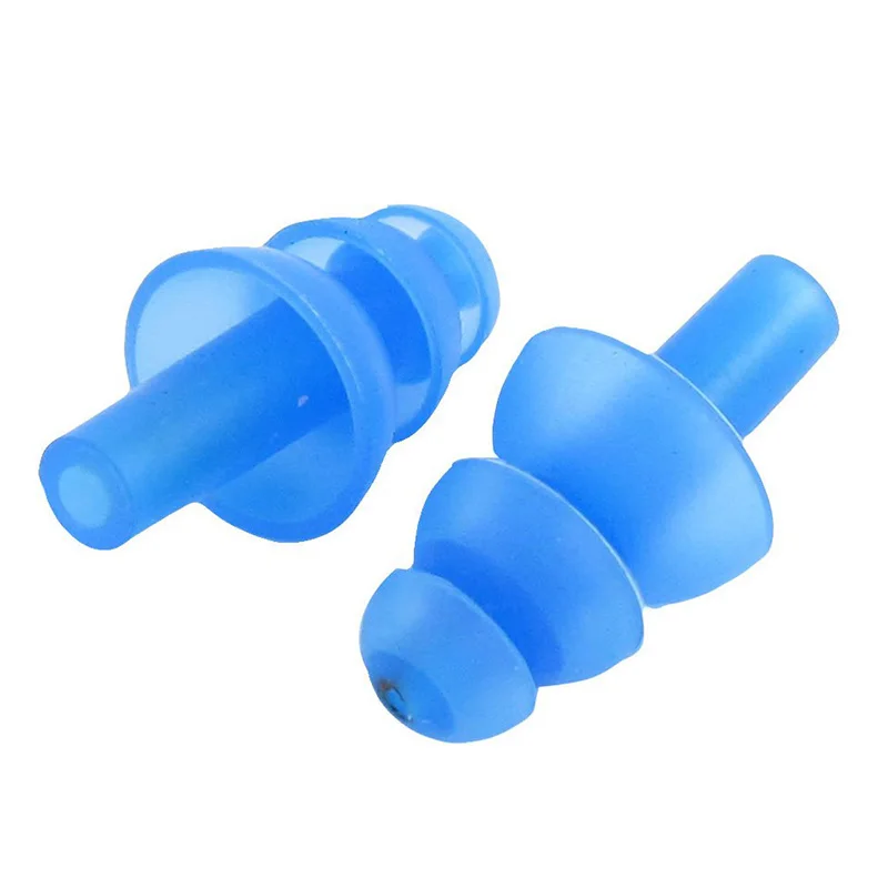 

5 Pairs Swimming Earplugs Noise Reduction Comfort Earplugs Waterproof Silicone Soft Ear Plugs Protective For Swimming Portable