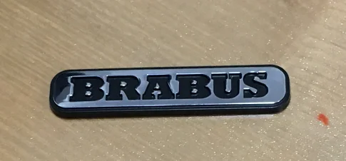 

Автомобильный металлический наклеенный эмблем, наклейка для Smart Brabus 450 451 453 Fortwo Forfour YBB, модифицированная наклейка на заднюю дверь багажника автомобиля