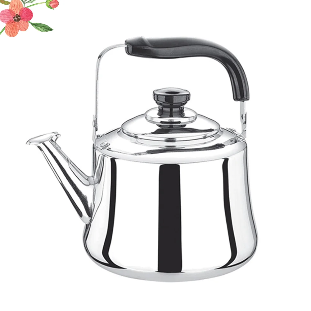 

Kettle Stovetop Tea Steel Teapot Water Whistling Stove Heatingpot Stainless Boiling Whistle Metal Kettles Gas Large Heavy Duty