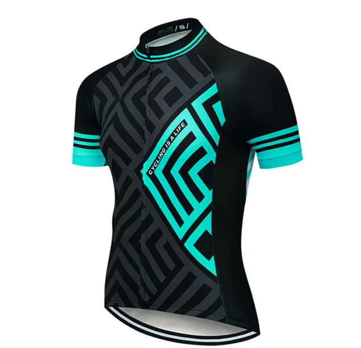 Professional Sublimation Transfer Blank Bicycling Mountain Bike Clothing Summer Short Sleeve Cycling Jersey Wear enlarge