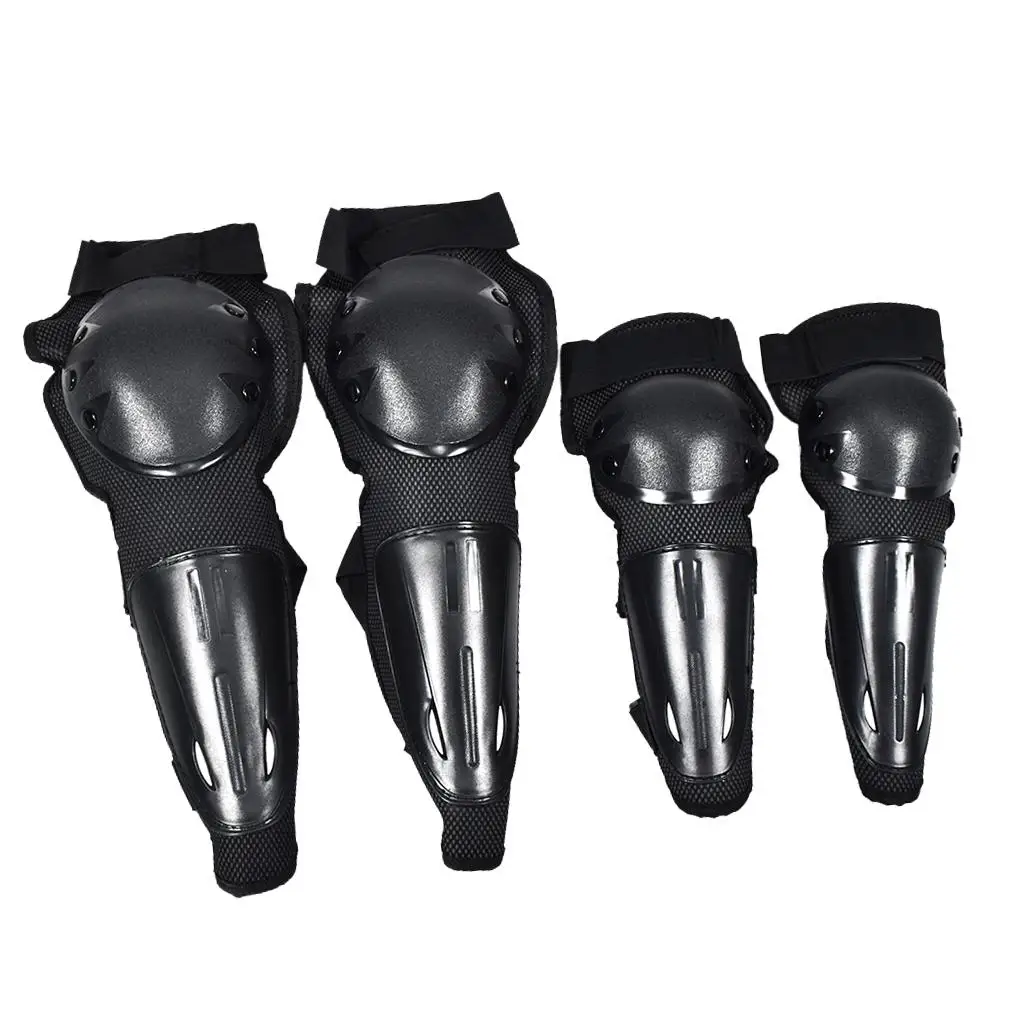 

4Pcs Motorcycle Motocross Cycling Elbow Knee Pads Protector Guard Gear