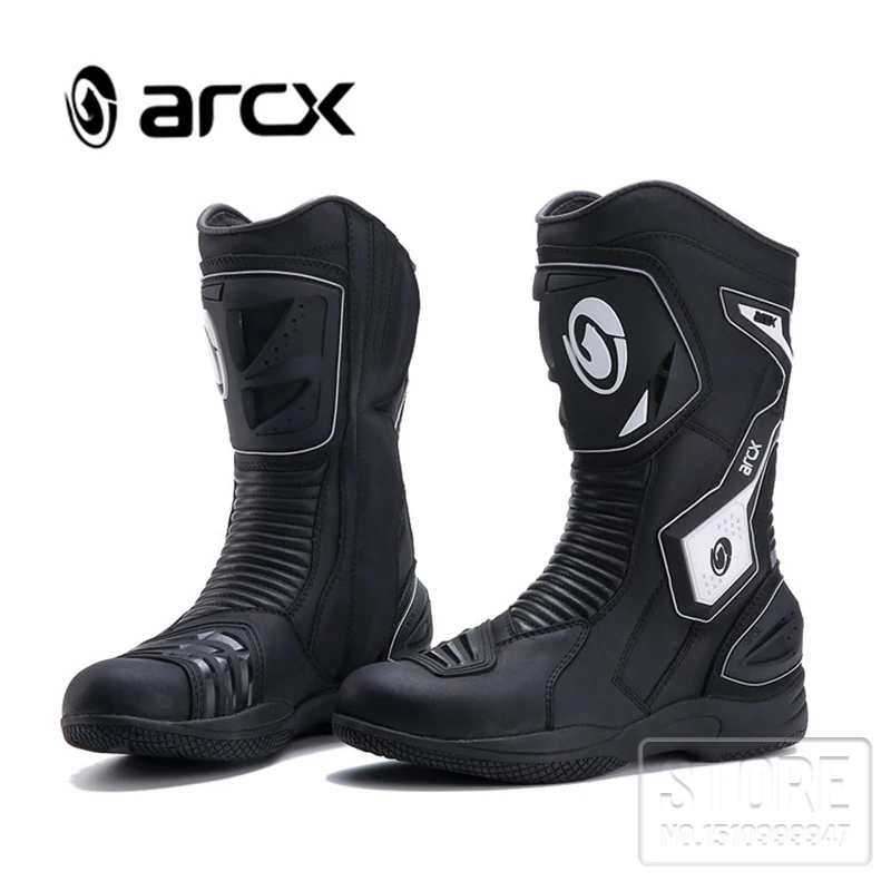 Ботинки ARCX мужские для мотогонок водонепроницаемая защитная обувь верховой езды