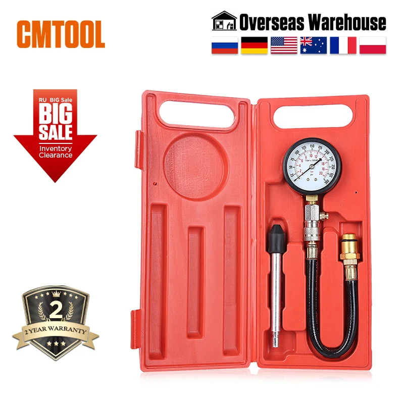 

Прибор для проверки давления в цилиндре двигателя мотоцикла с адаптером M18