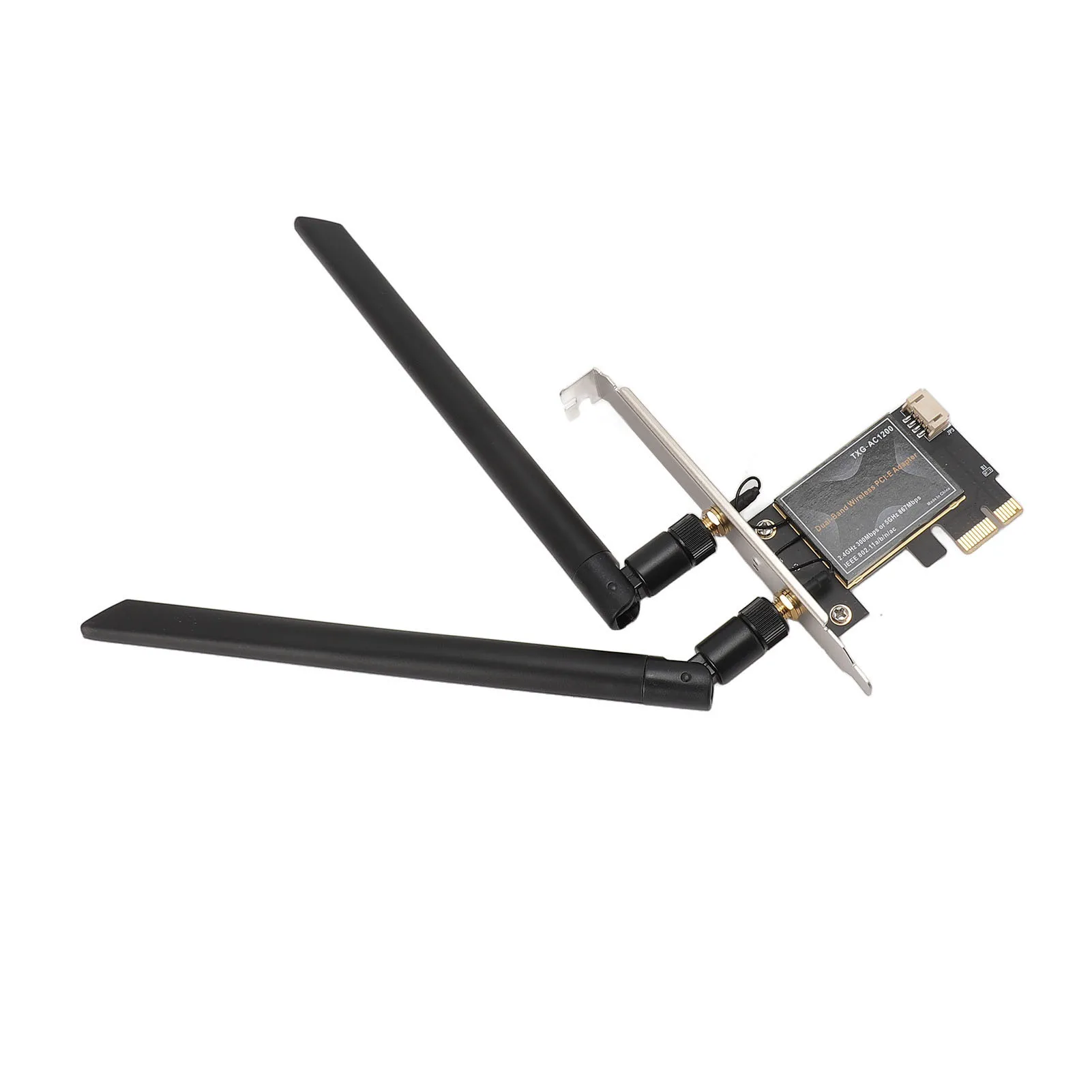 PCIE WiFi карта 6000 Мбит/ с 8 ДБ Двойная антенна Bluetooth 5 2 Pcie 6E Беспроводной сетевой