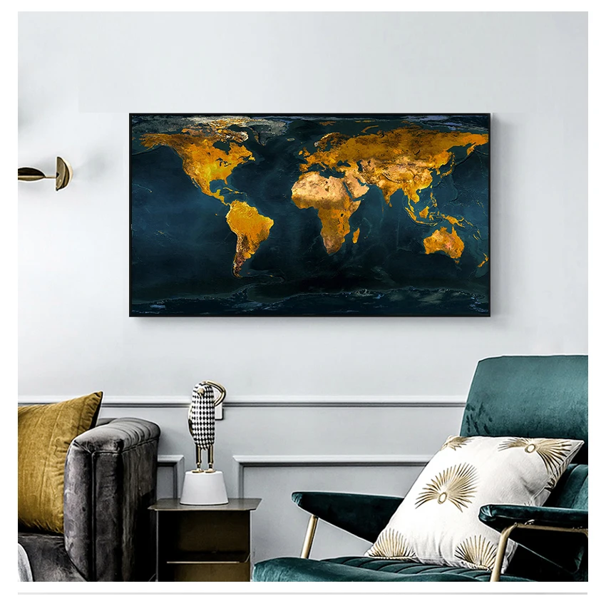 И принты настенные картины на холсте для украшения гостиной Декор дома без рамки