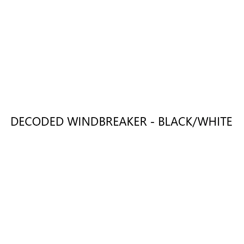 

DECODED WINDBREAKER - BLACK/WHITE