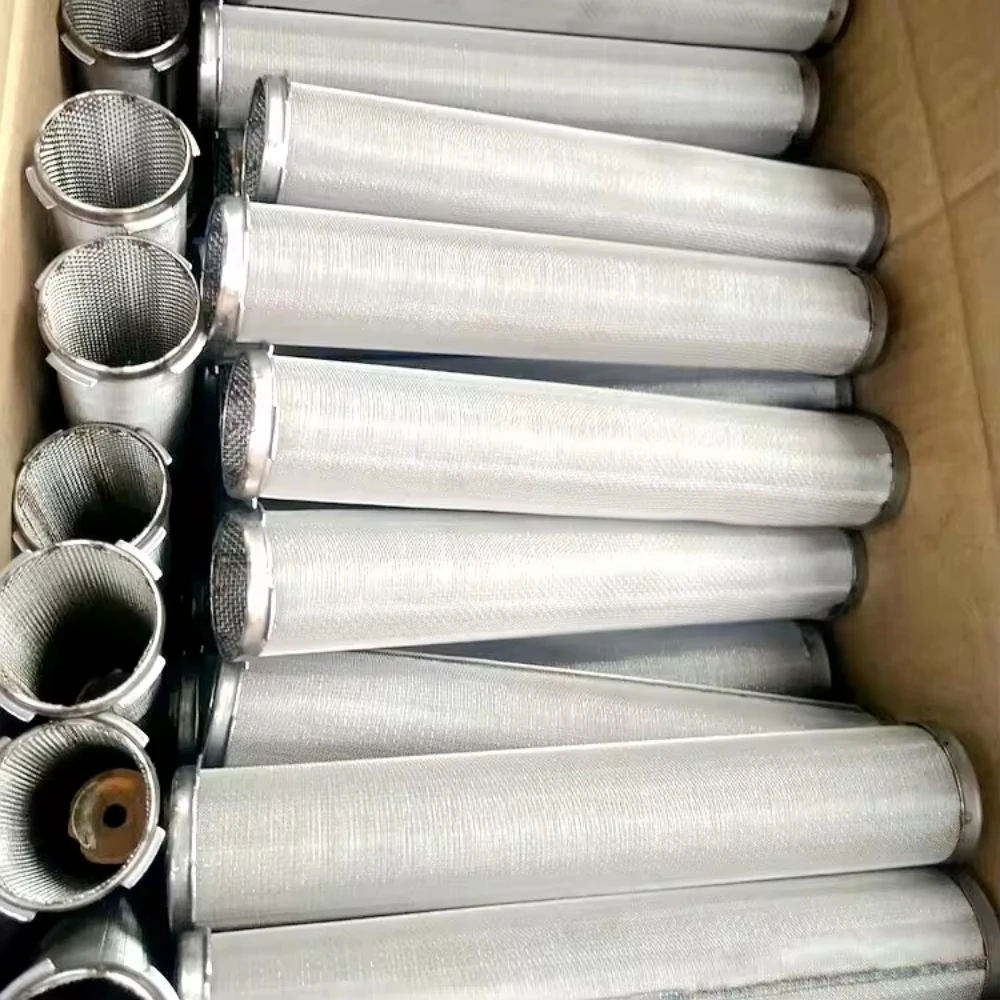 Фильтрующая трубка из нержавеющей стали спиральная сварная пористая