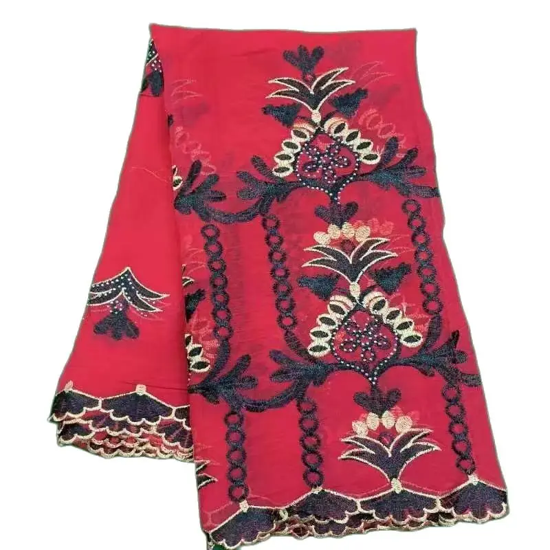 african muslim chiffon Comfortable Hijab Scarf For Muslim Women African Dubai Islam Headscarf 200*100 Embroidery Shawl