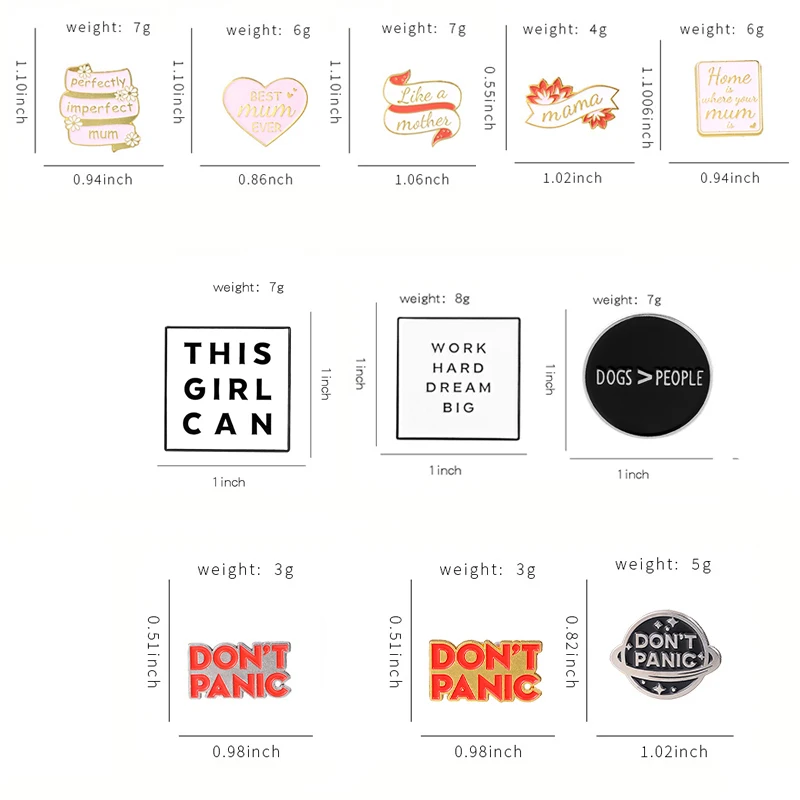 Креативная модная индивидуализированная брошь на лацкан с текстом и каплей