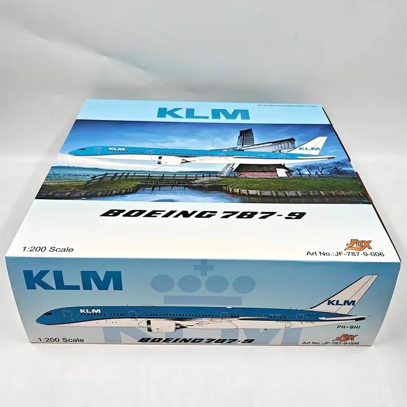 Модель самолета JFOX B787-9 PH-BHI в масштабе 1:200, классическая коллекционная статическая модель из сплава для взрослых, сувенир, подарок (art.: 3920dbbd84e92) - 3920dbbd84e92