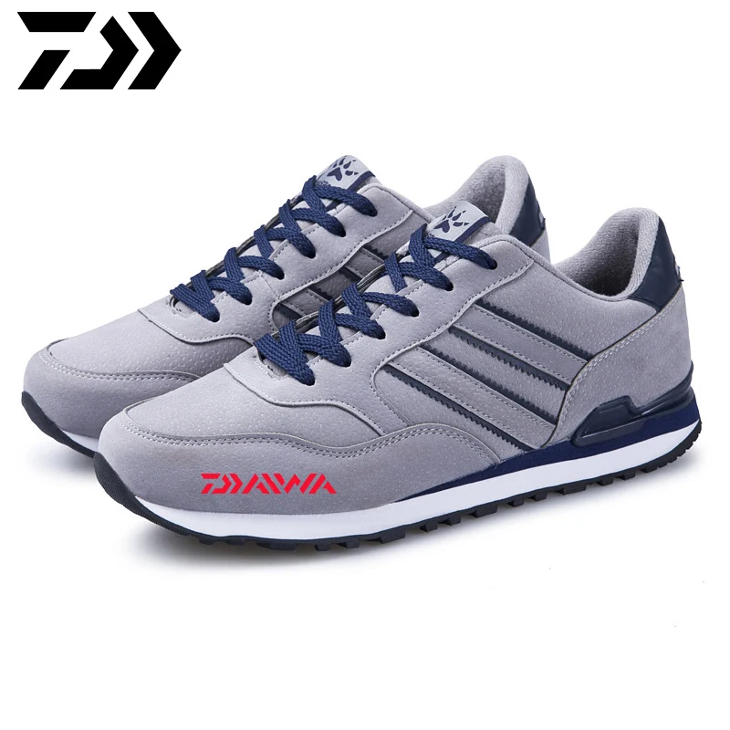 

Daiwa Spring Men Fishing Shoes Outdoors Breathable Male Autumn Casual Hiking Shoes Sneakers Lac-up Daiwa Summer Fishing Shoes