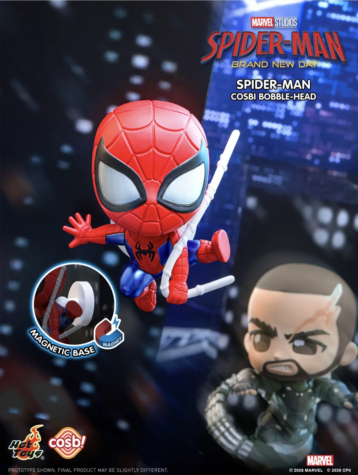 Оригинальные коллекционные фигурки Hot Toys Marvel Spider-Man Cosbi Mini Blind Box: модные настольные украшения, куклы-персонажи из фильмов, подарки (art.: 3920dbdb324b6) - 3920dbdb324b6