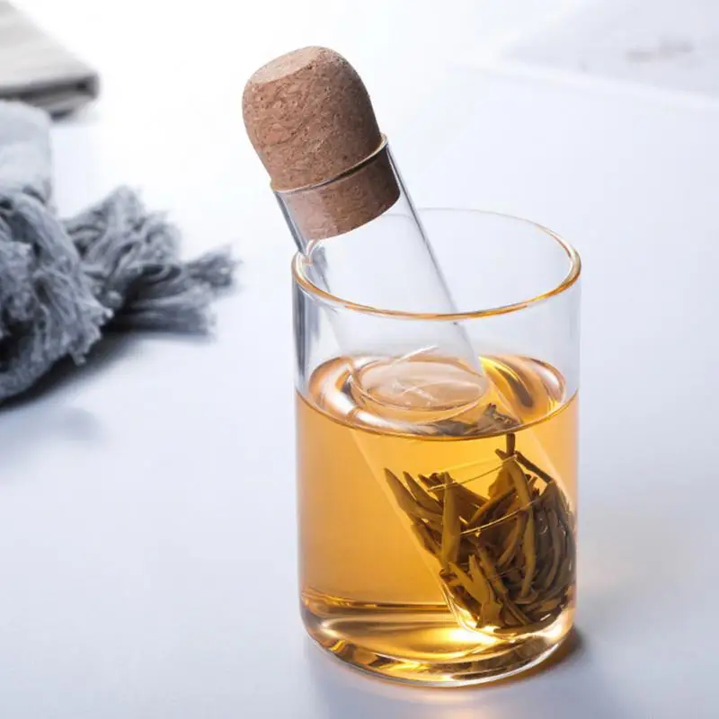 

2/4/5PCS Tea Bags Tea Mate Tea Maker Creative Sphere Mesh Tea Strainer Glass Pipe Tea Infuser For Spice Herb Tea Teaware
