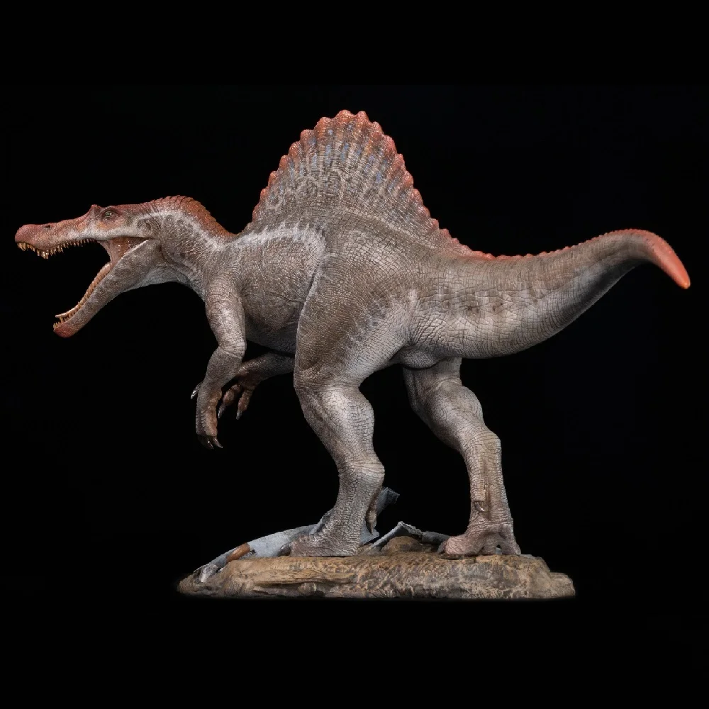 

Студия Nanmu 1/35, поставка, коллектор моделей животных 2,0 Spinosaurus фигурка DX Dinosaur, роскошная версия с основанием