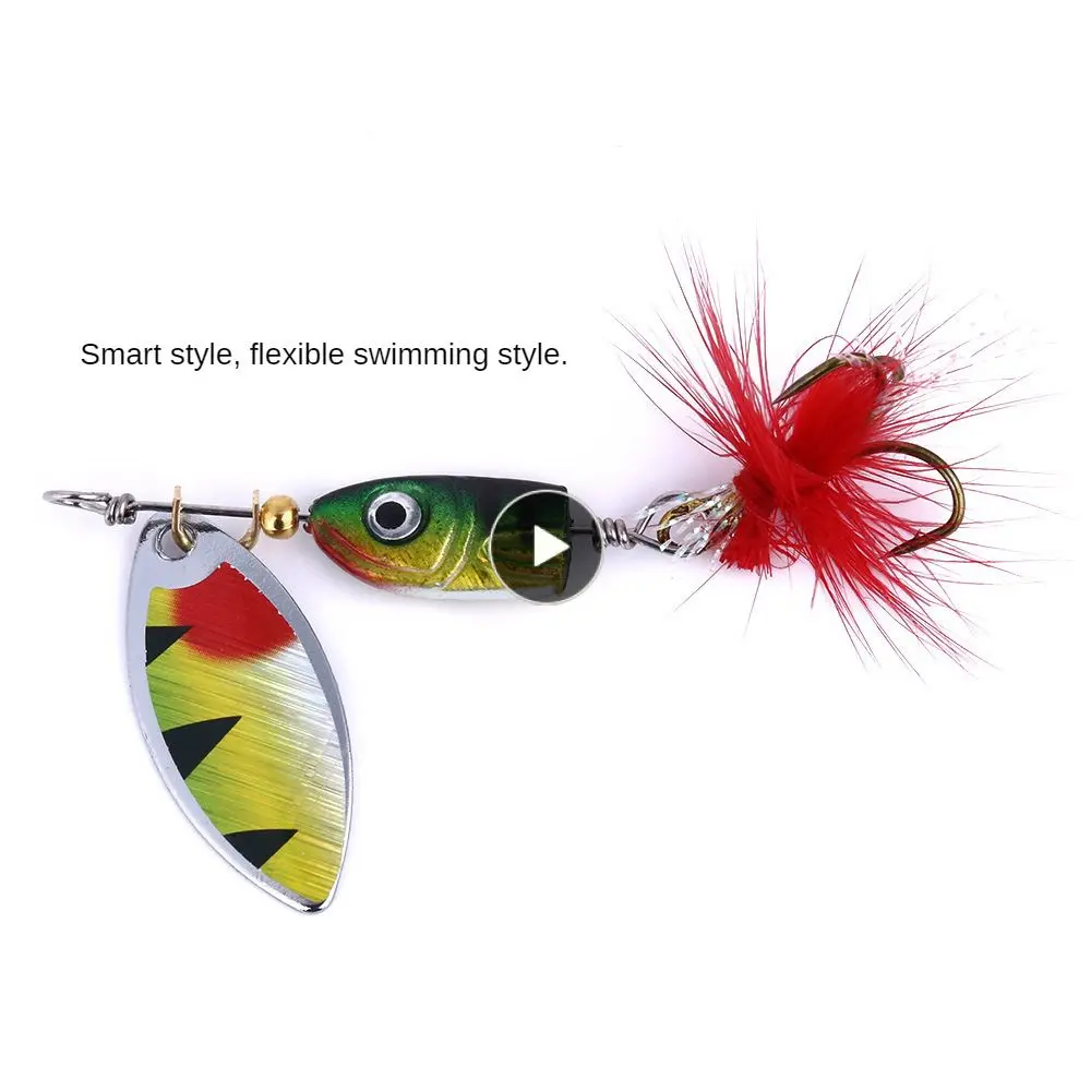 

Material Metal Biomimetic Decoy Sharp Hair Hook Bait Stereo 3d Fish Eyes Strong Anti-rust Ability Bait Fishing Gear Bionic Bait