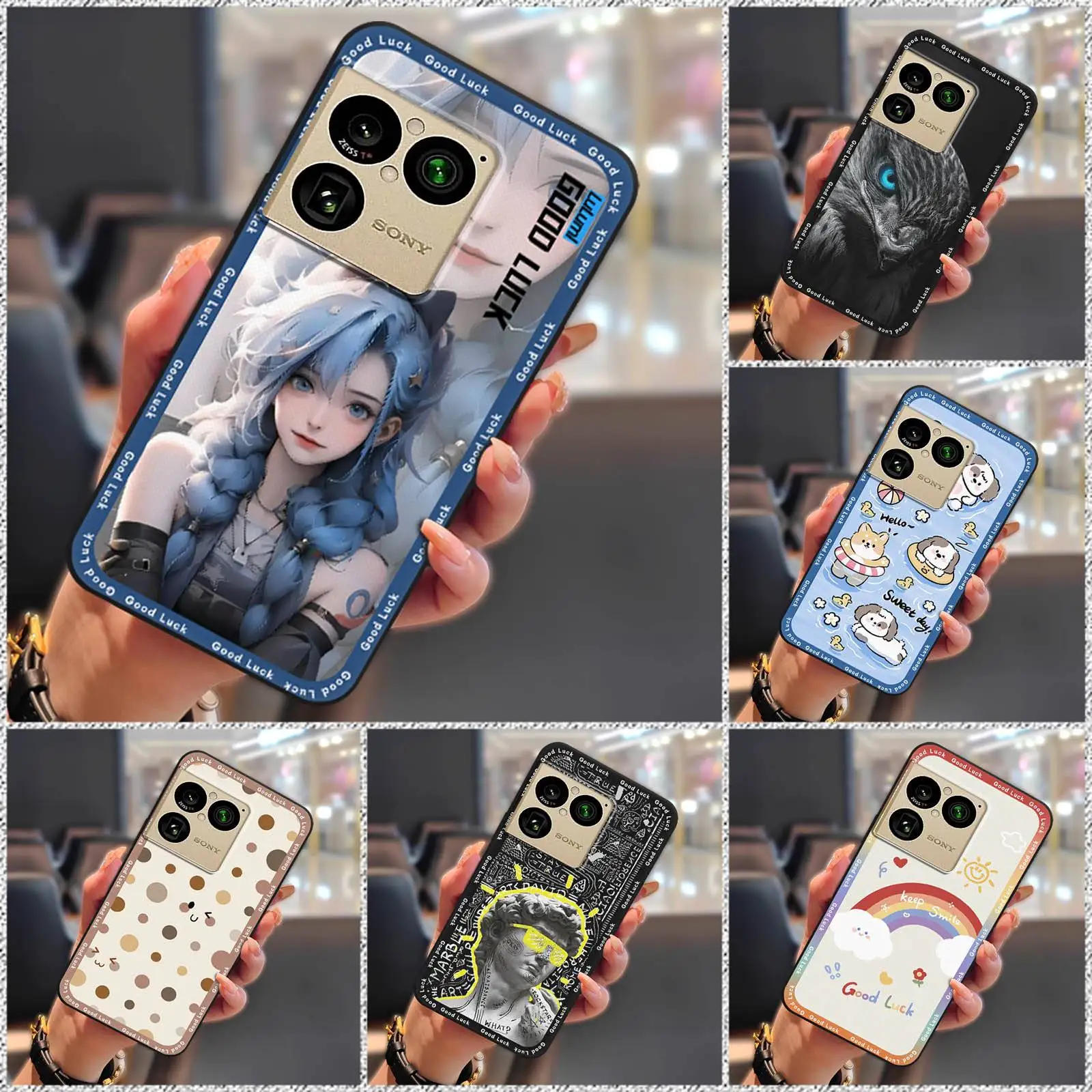 Фото Устойчивый к грязи и пыли чехол для телефона Sony Xperia1 VIII/Gen 8, водонепроницаемый, противоударный, с мультяшным рисунком, полностью защитный, прочный №5