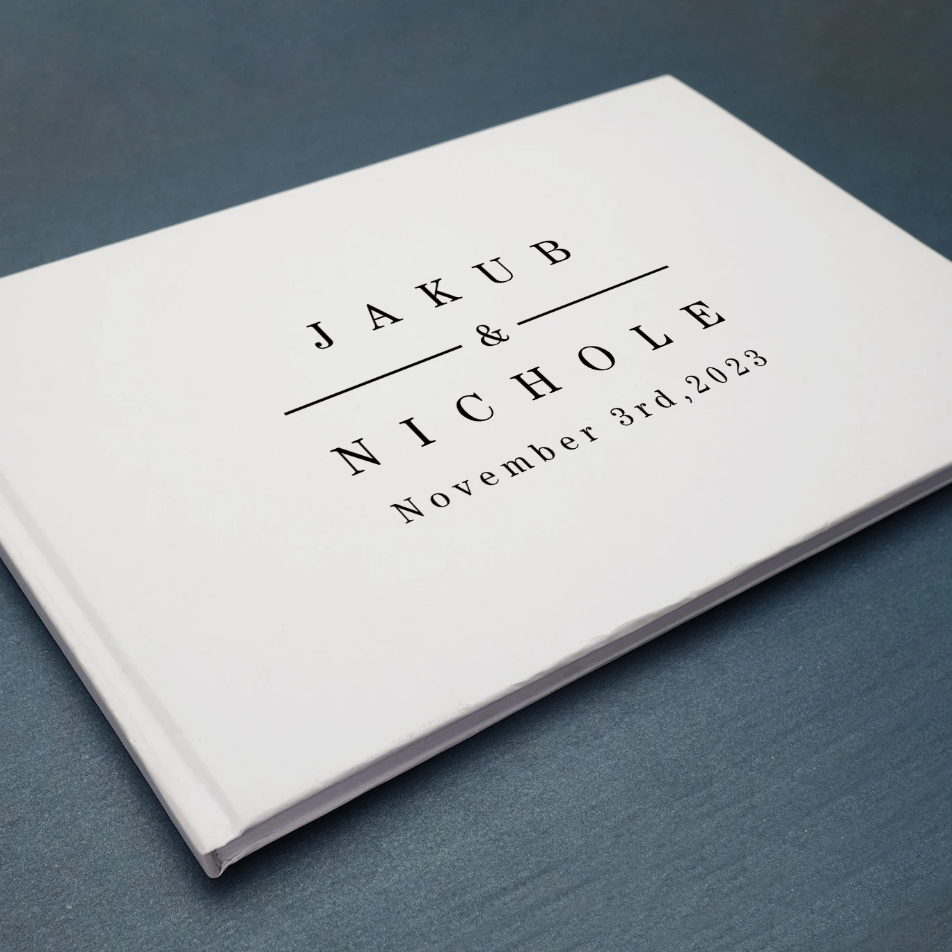 

Персонализированная свадебная гостевая книга