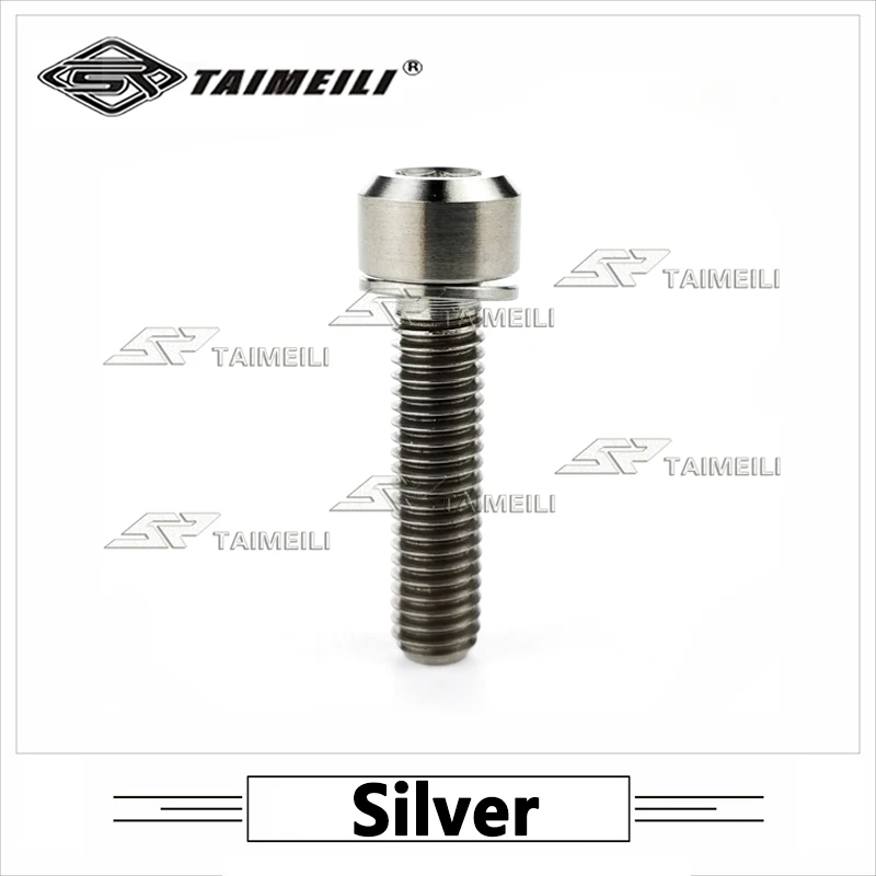 

4/6 шт./винт из титанового сплава GR5 материал M6x16mmM6x18mmM6x20mm цилиндрическая головка с прокладным винтом для велосипедного тормоза фиксированный винт