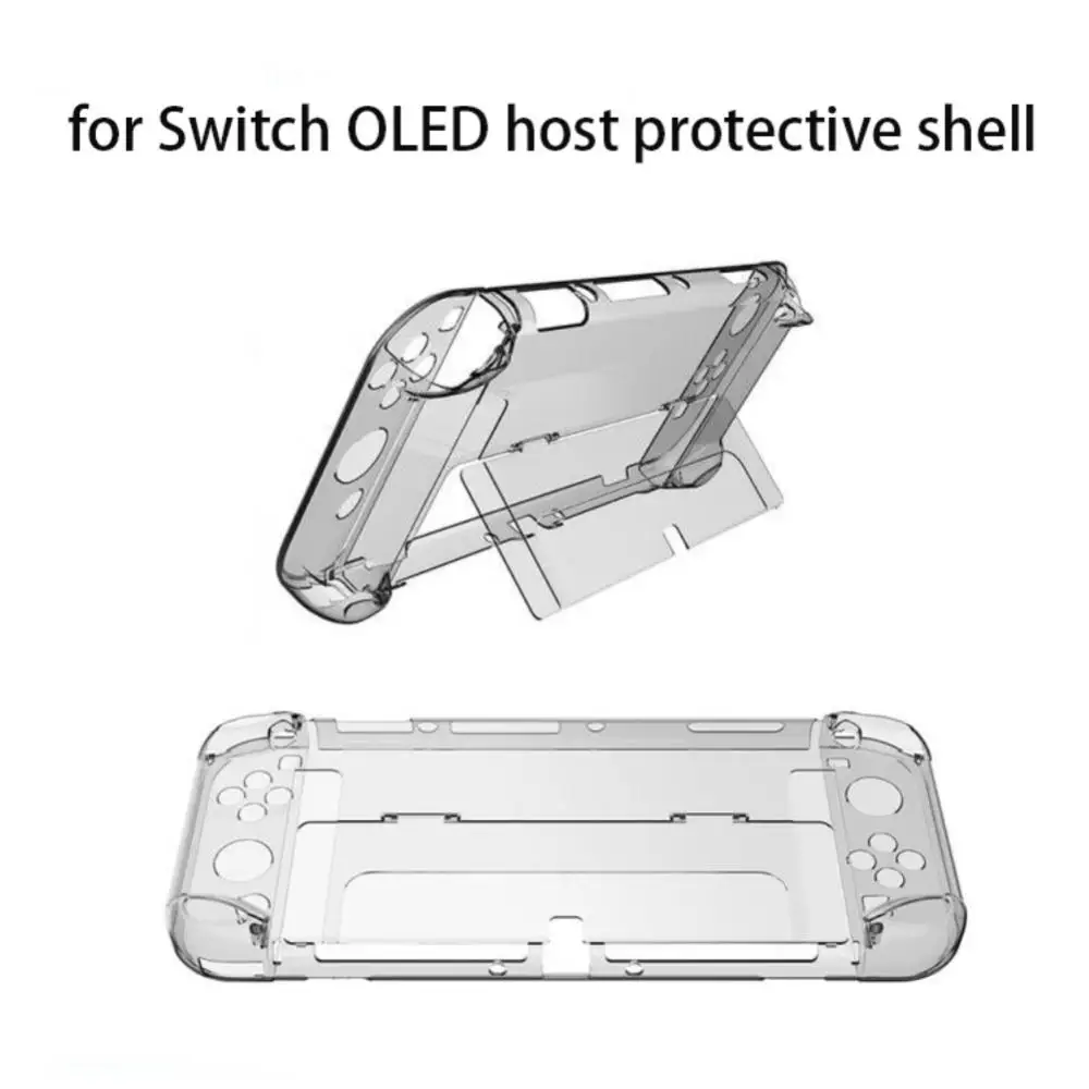

Protective Cover Transparent Game Accessories Pc Hard Case For Switch Oled Console Controller Dirt-resistant For Switch Oled
