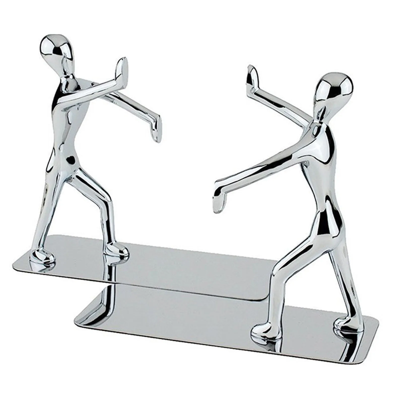 

2pcs Bookends Metal Kongfu Books Support Book Stoppers for Home Office Bookshelves book book book book book book book